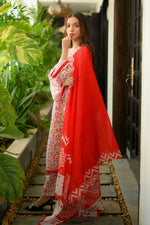 3 Piece Cambric Suit-Printed