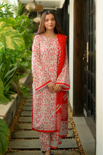 3 Piece Cambric Suit-Printed