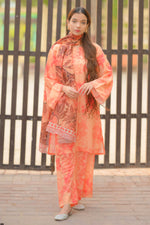 3 Piece Cambric Suit-Printed