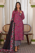 3 Piece Khaddar Suit-Printed