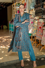 3 Piece Cambric Suit-Printed