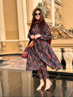 3 Piece Khaddar Suit-Printed