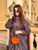 3 Piece Khaddar Suit-Printed