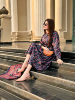 3 Piece Khaddar Suit-Printed
