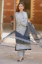 3 Piece Cambric Suit-Printed