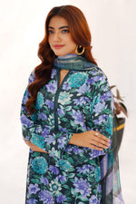 3 Piece Lawn Suit-Printed