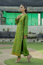 2Pc - Embroidered Solid Dress