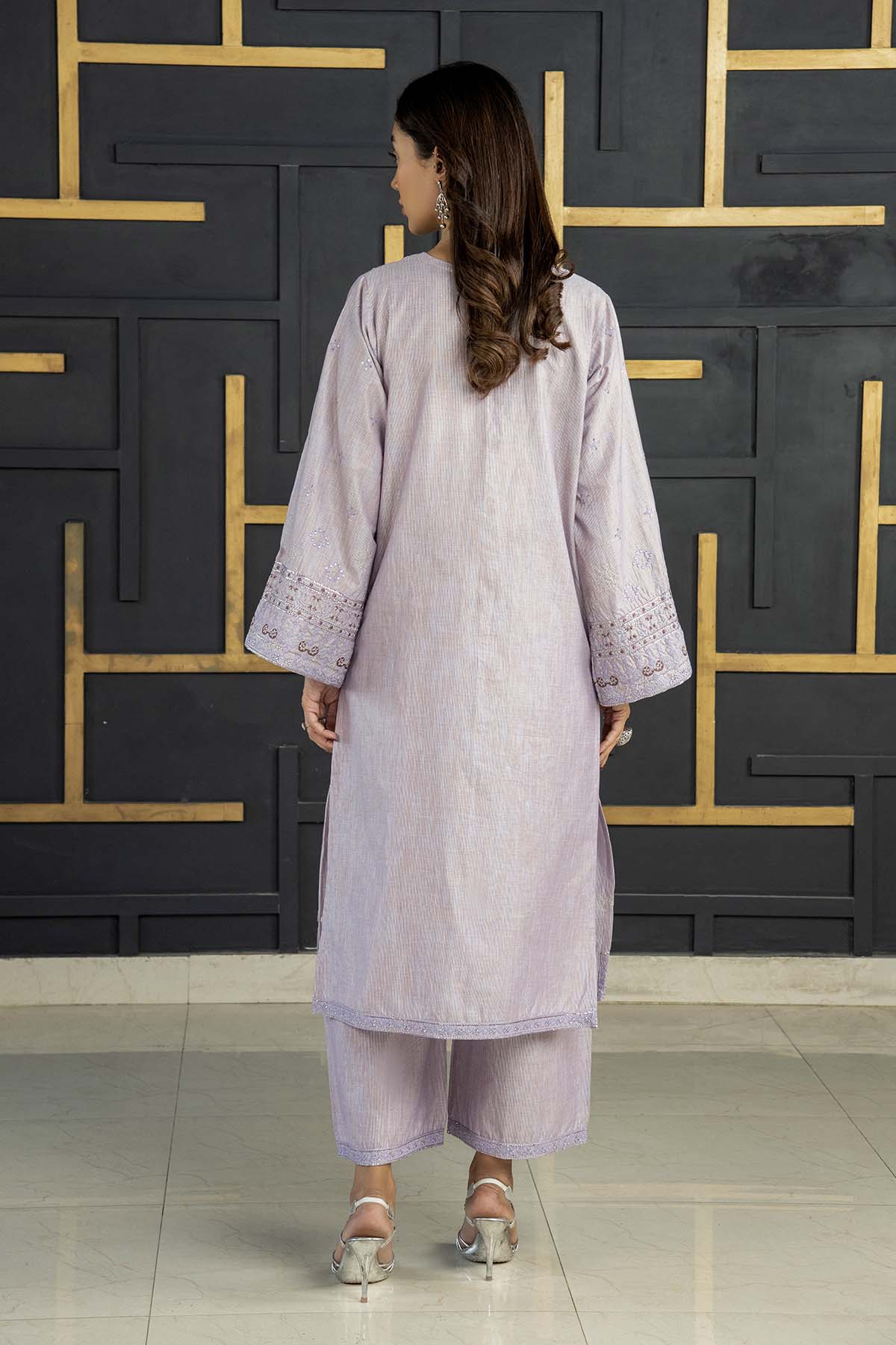 2Pc - Embroidered Zarri Lawn Dress