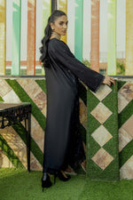 2Pc - Embroidered Solid Dress