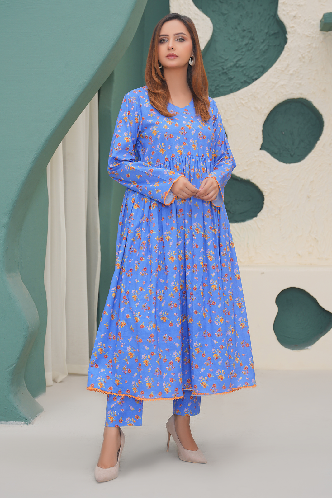 2 Piece Khaddar Suit-Printed