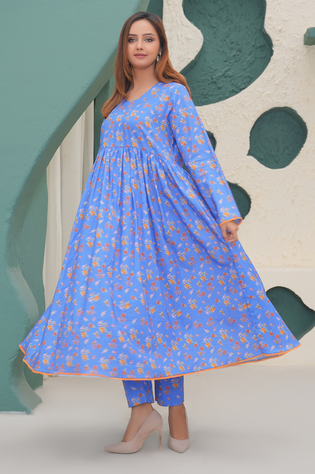 2 Piece Khaddar Suit-Printed
