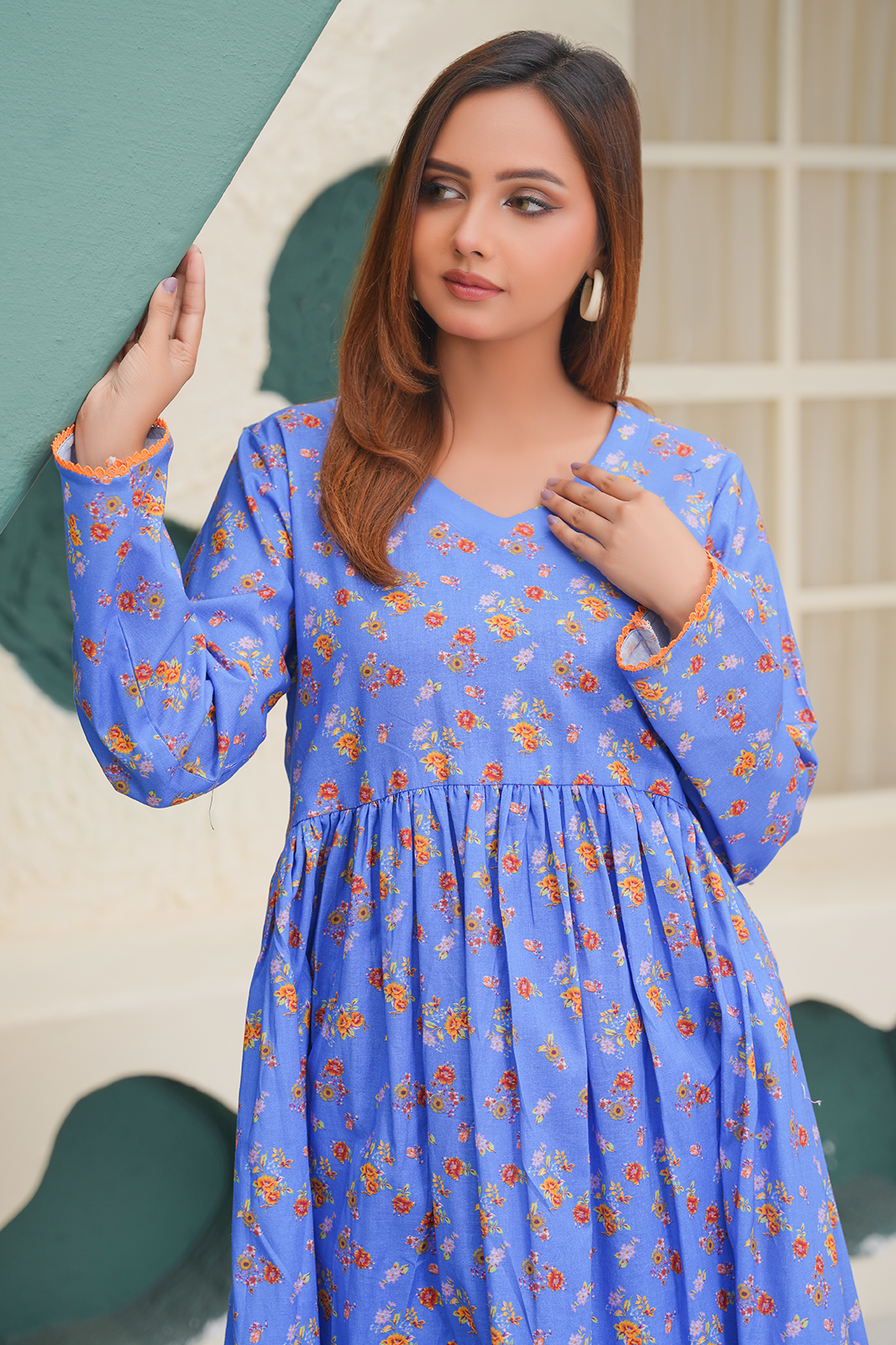 2 Piece Khaddar Suit-Printed