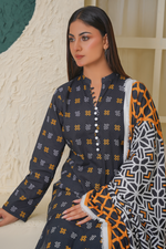 3 Piece Khaddar Suit-Printed