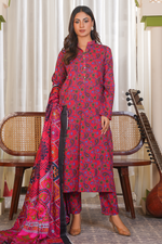 3 Piece Khaddar Suit-Printed
