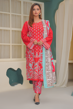 3 Piece Khaddar Suit-Printed