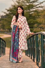 3 Piece Cambric Suit-Printed