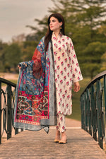 3 Piece Cambric Suit-Printed