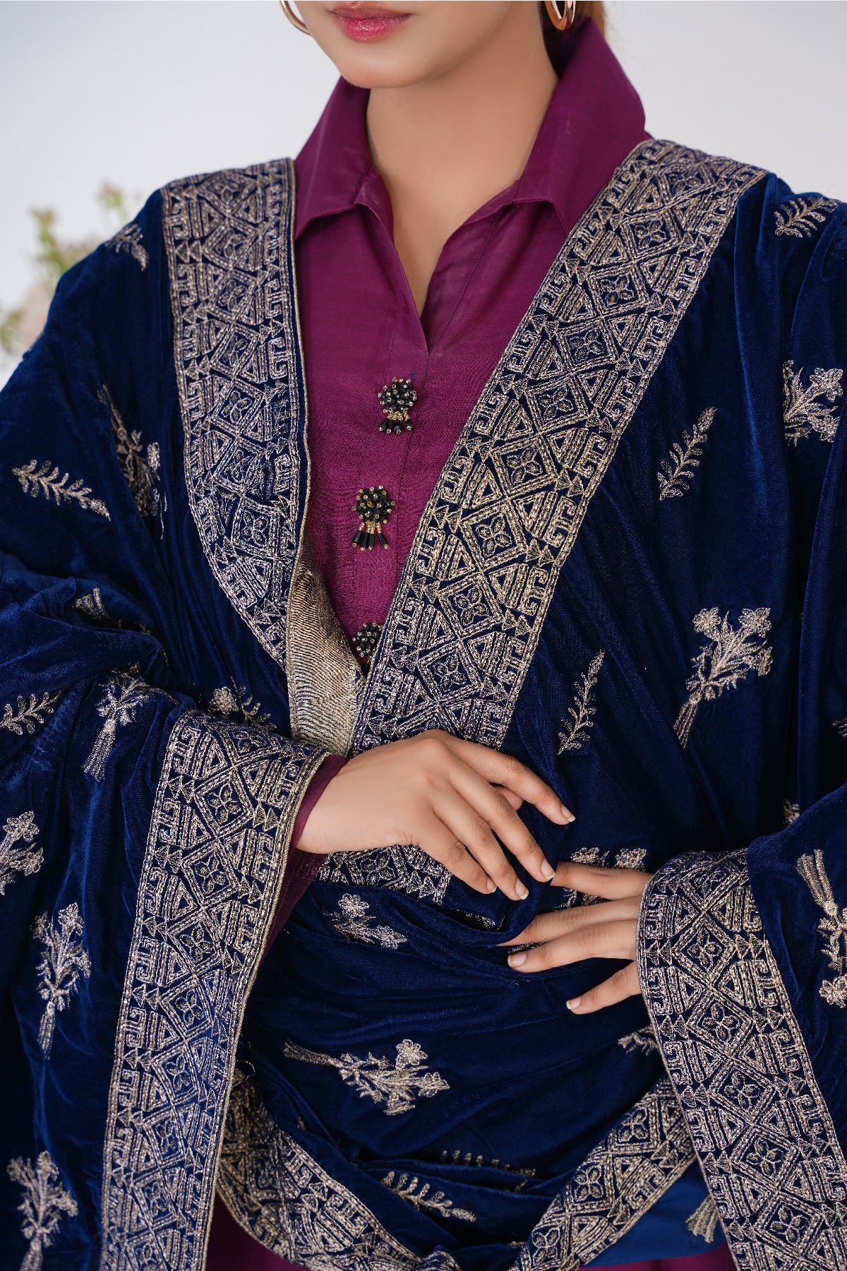 Premium Velvet Shawl