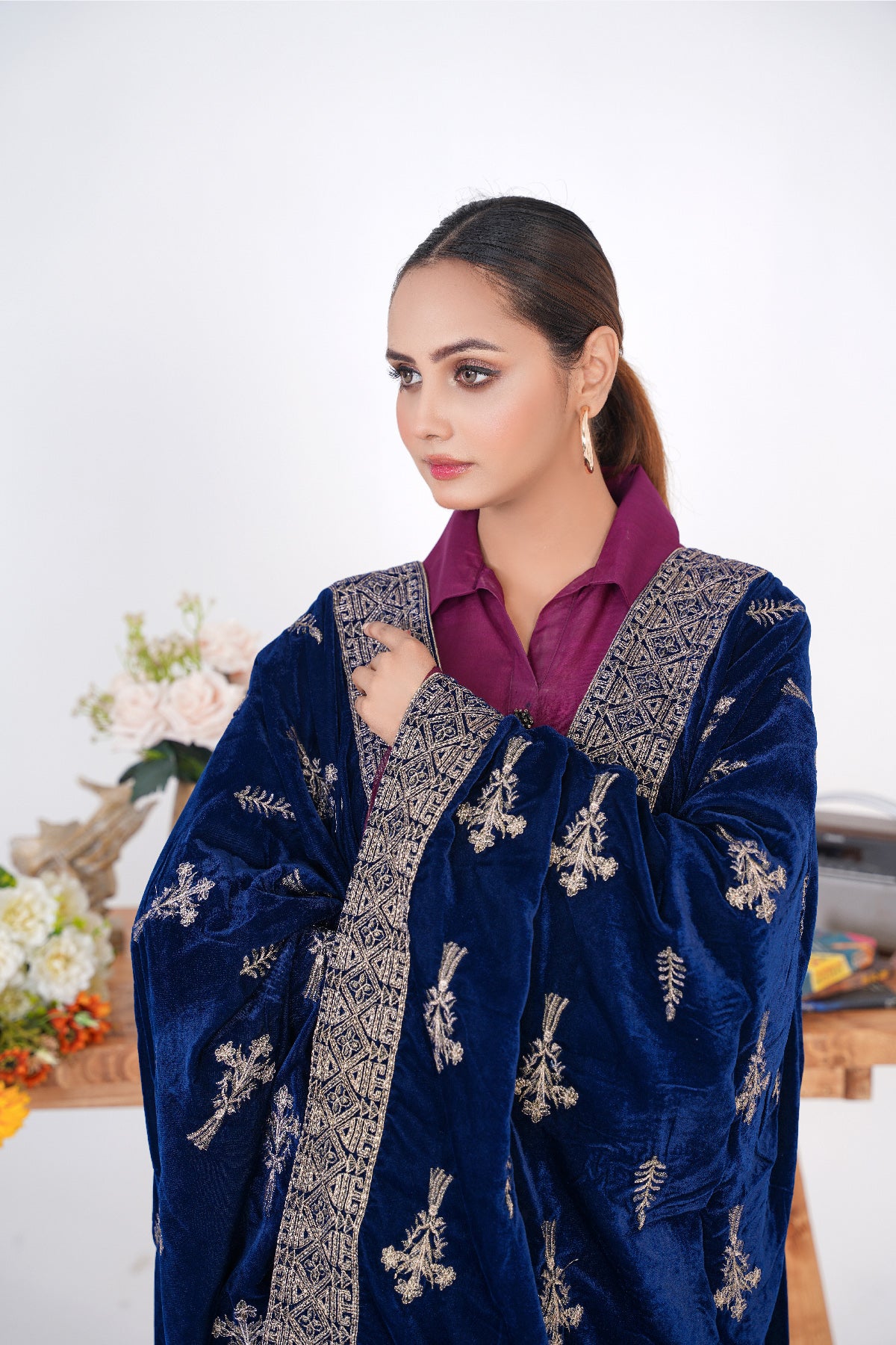 Premium Velvet Shawl