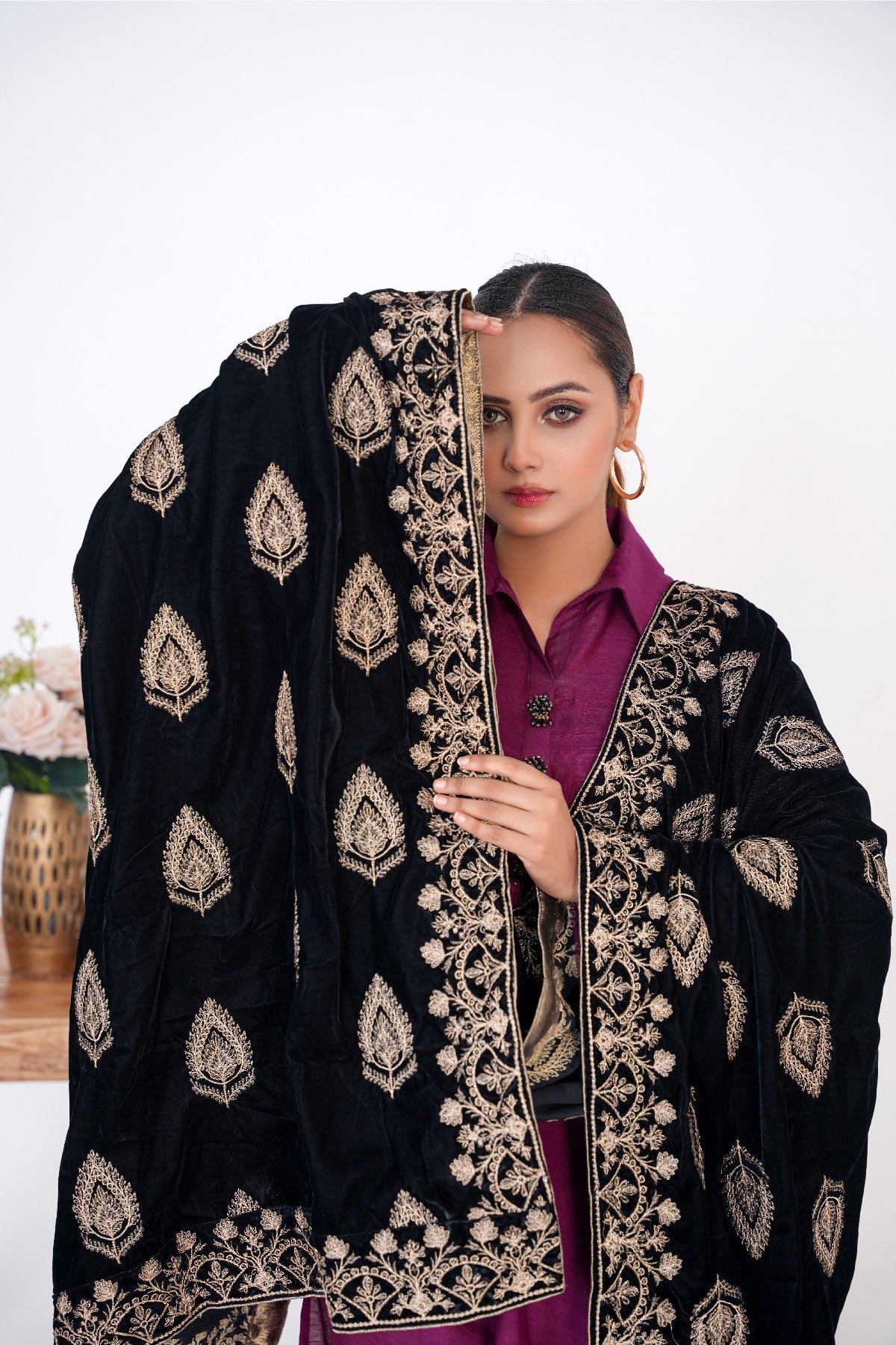 Premium Velvet Shawl