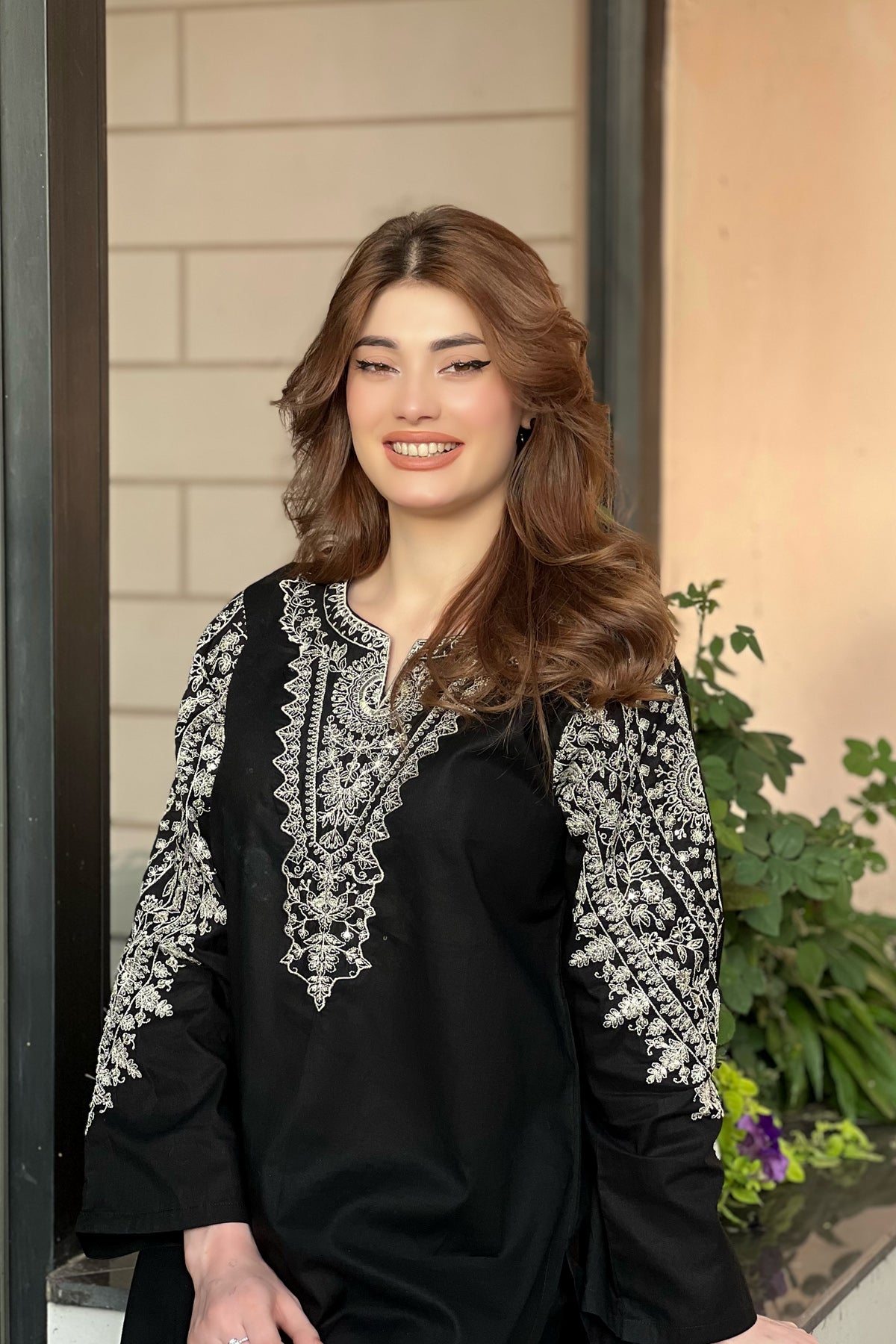 2Piece Lawn Embroidered Dress