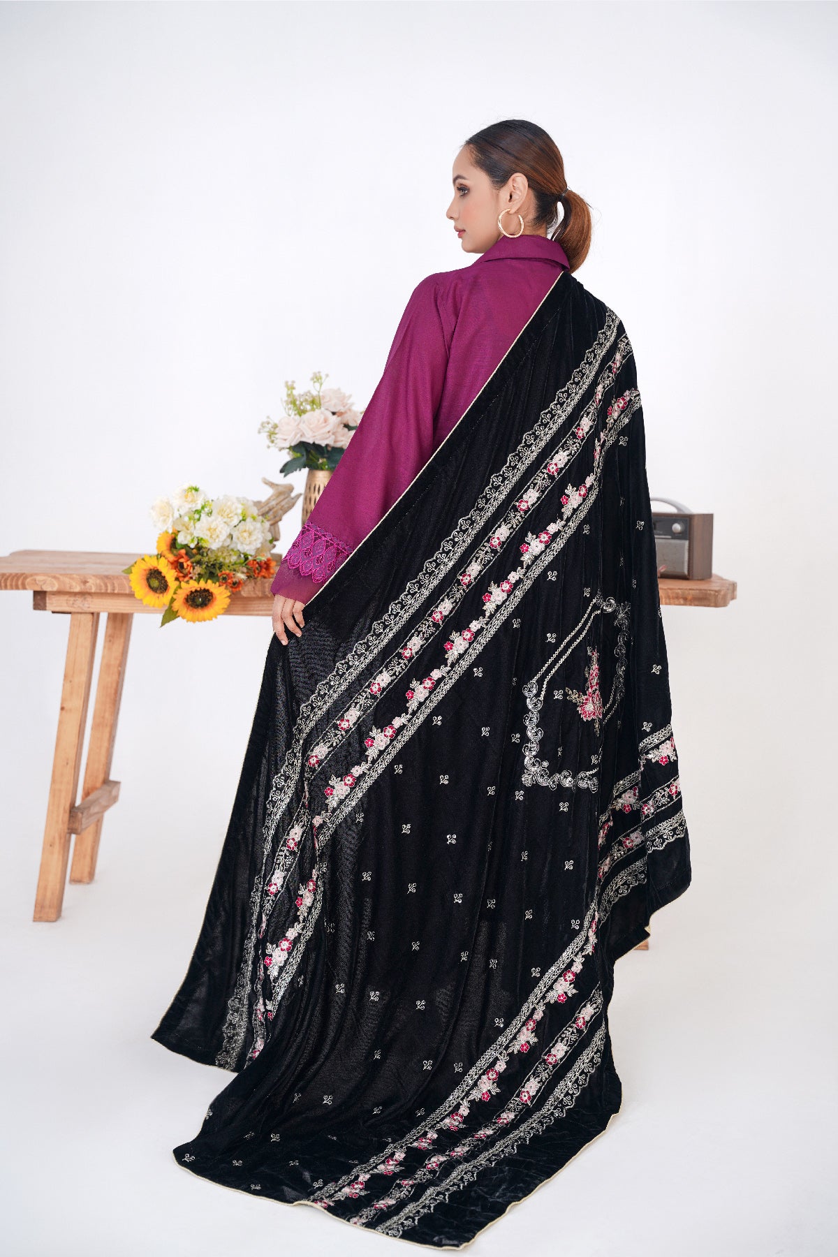 Premium Velvet Shawl