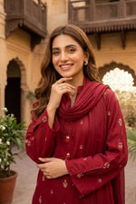 Lawn Embroidered Dress