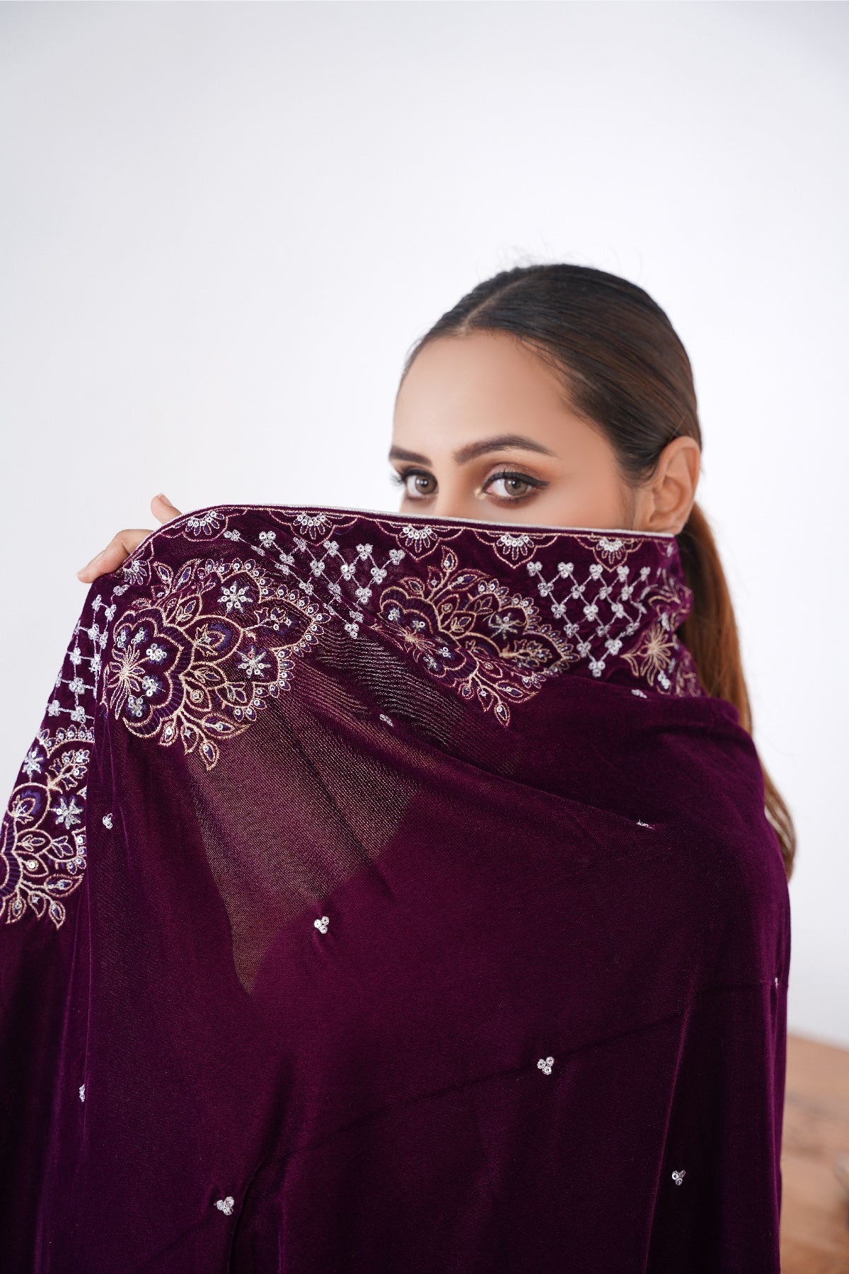 Premium Velvet Shawl