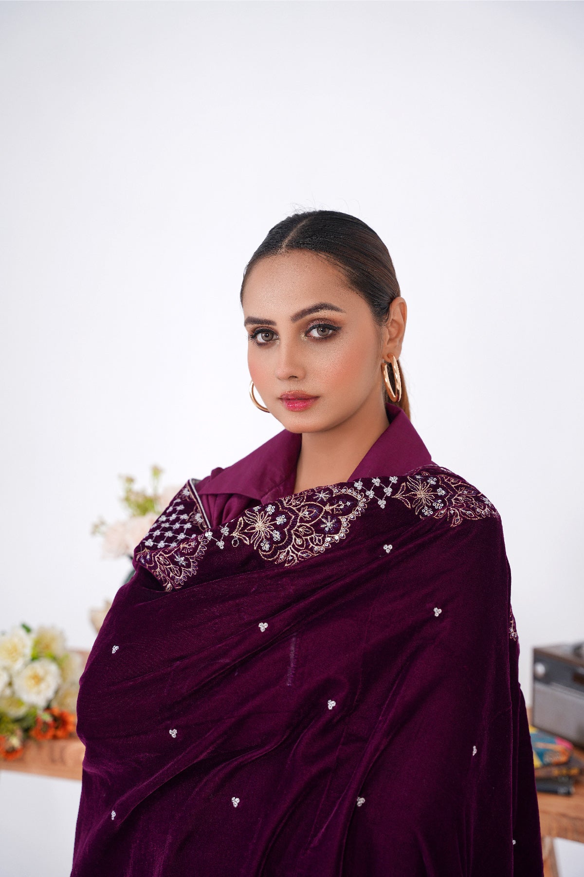 Premium Velvet Shawl