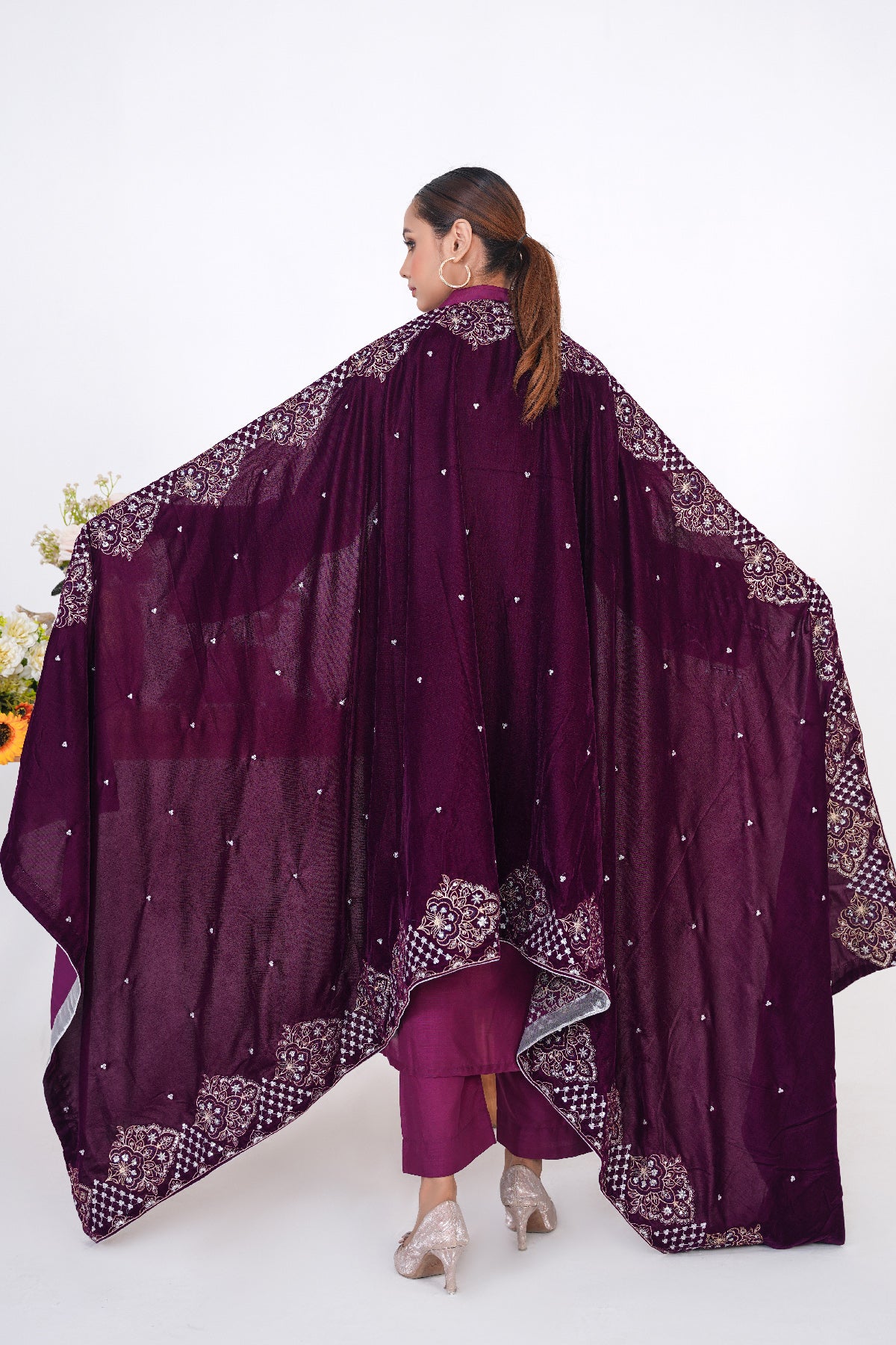 Premium Velvet Shawl