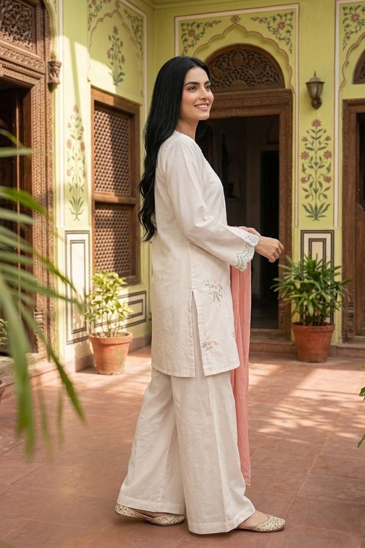 Lawn Embroidered Dress