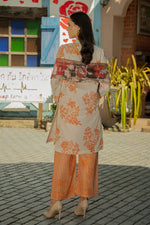 3 Piece Cambric Suit-Printed