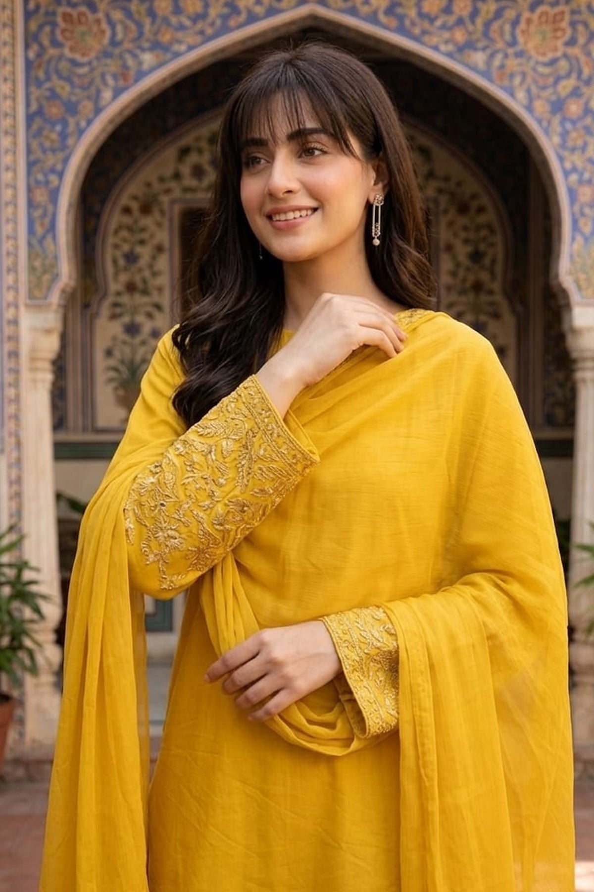 Lawn Embroidered Dress