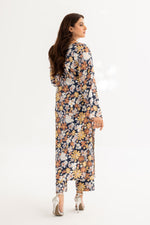 2 Piece Acrylic Wool Suit-Printed