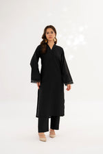 Dyed Blended Raw-Silk Dress (Pret)