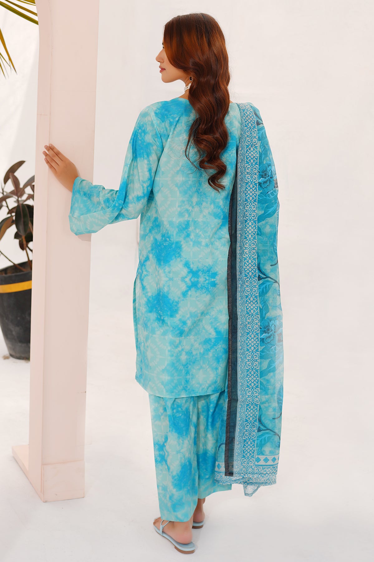 3 Piece Lawn Suit-Printed