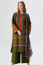 3 Piece Khaddar Suit-Printed