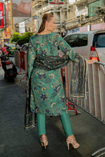 3 Piece Cambric Suit-Printed