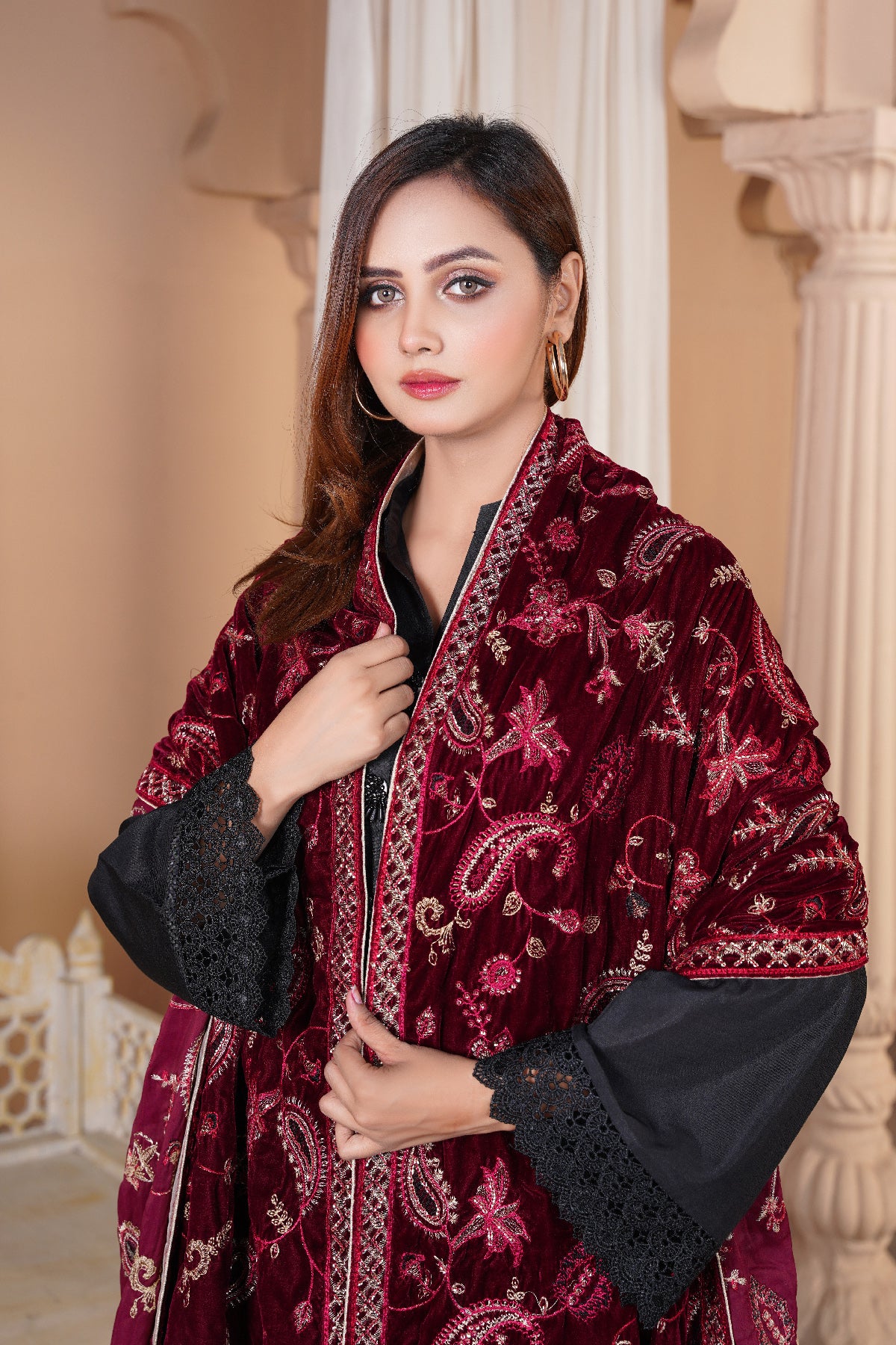 Premium Velvet Shawl