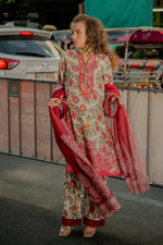 3 Piece Cambric Suit-Printed