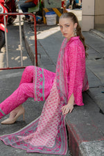 3 Piece Cambric Suit-Printed