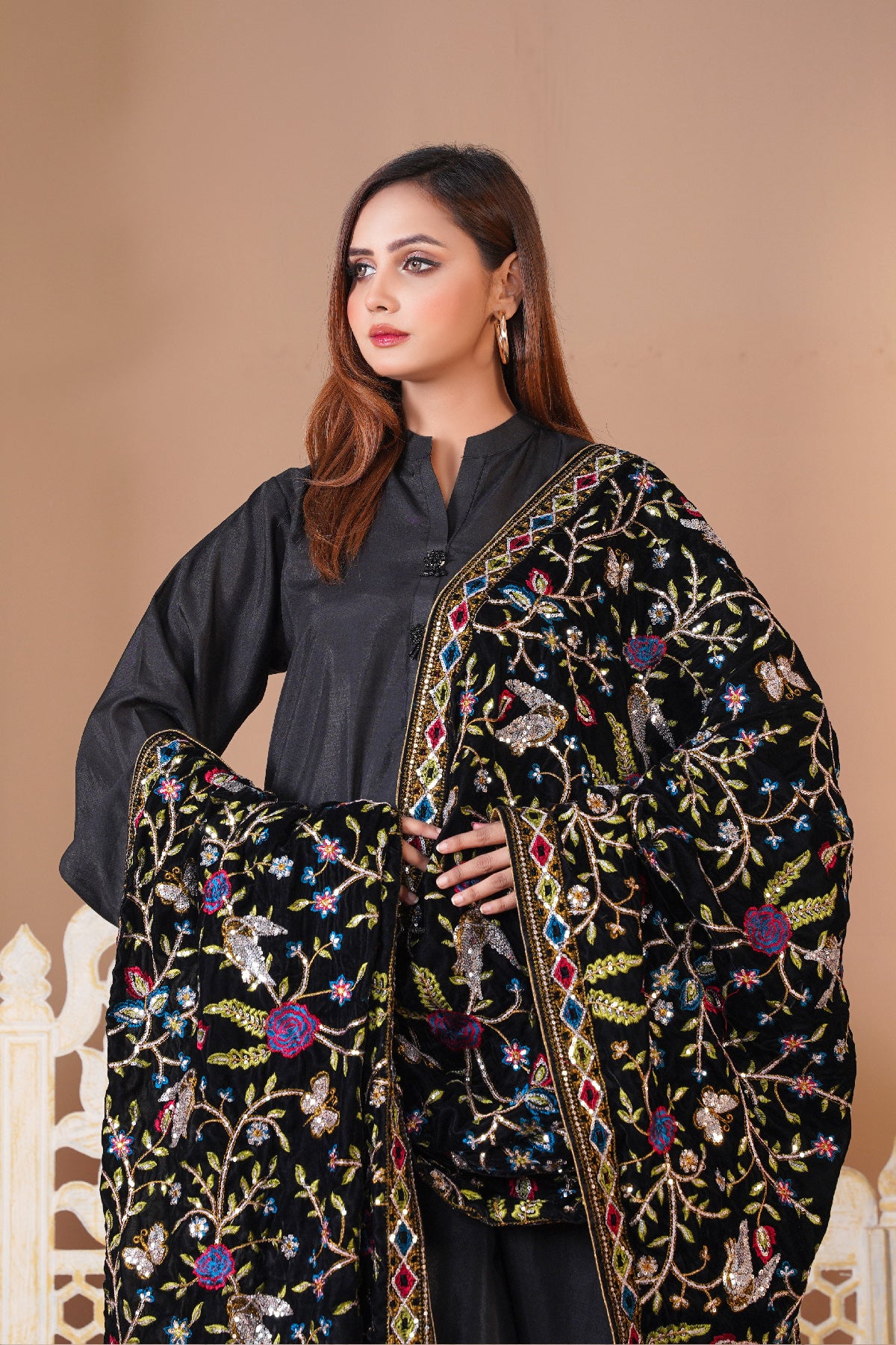 Premium Velvet Shawl