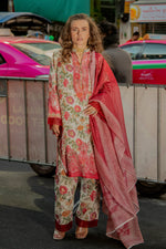 3 Piece Cambric Suit-Printed