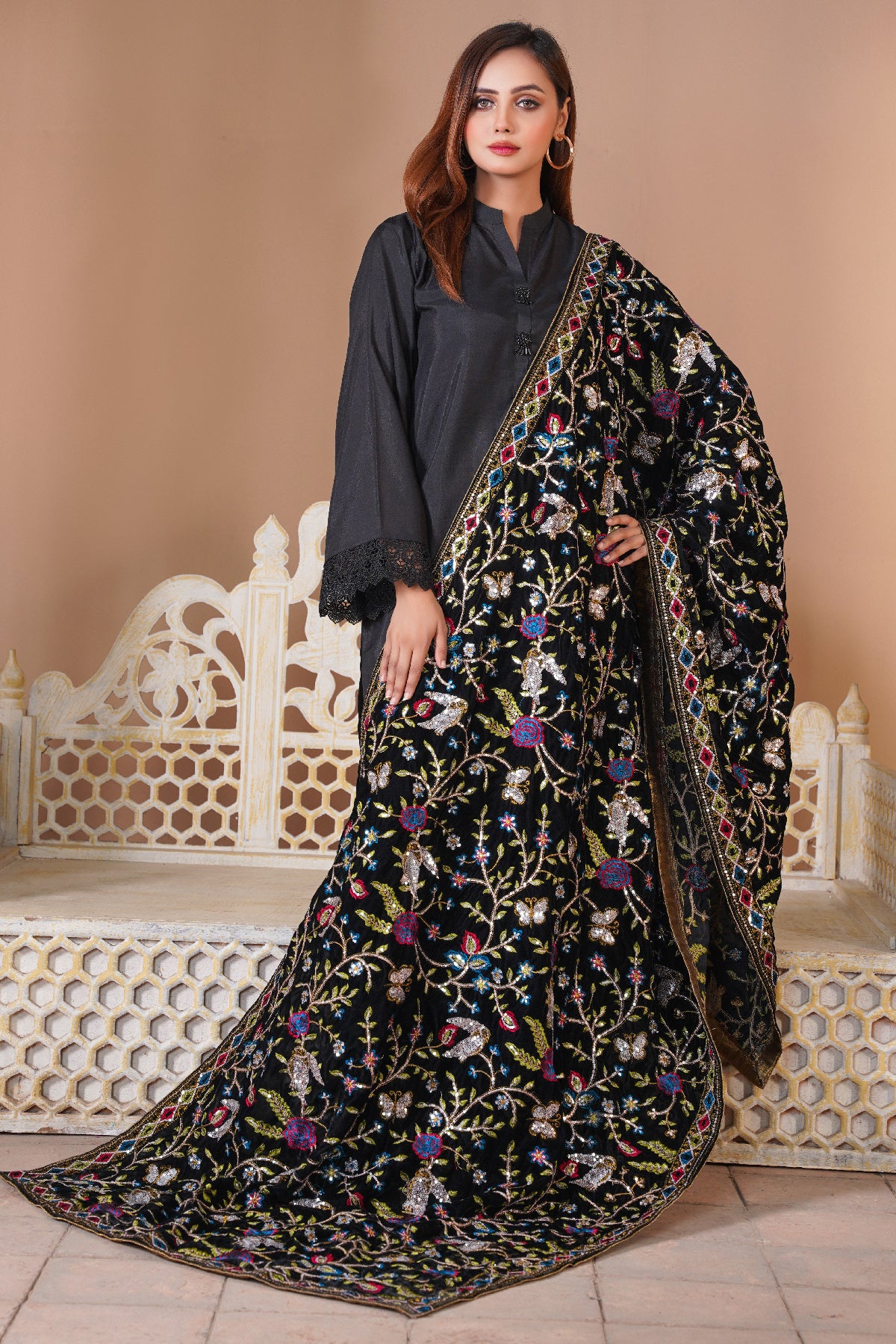 Premium Velvet Shawl