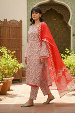3 Piece Lawn Suit-Printed