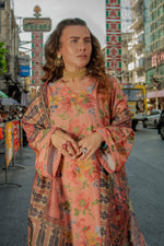 3 Piece Cambric Suit-Printed