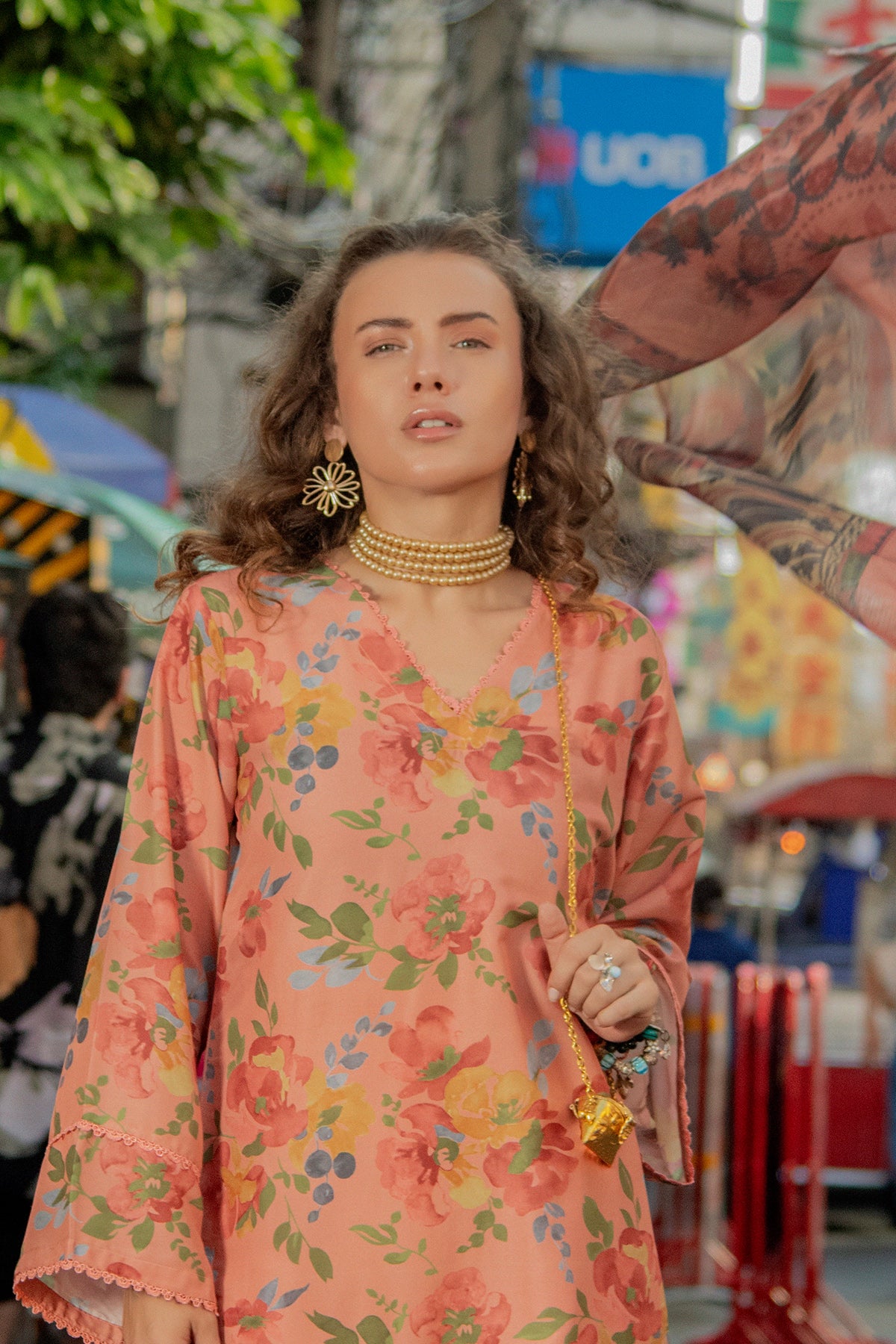 3 Piece Cambric Suit-Printed