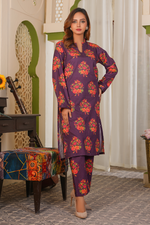 2 Piece Khaddar Suit-Printed