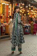 3 Piece Lawn Suit-Printed