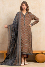 3 Piece Khaddar Suit-Printed